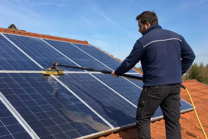Nettoyage et entretien de panneaux solaires aux Touches-de-Périgny